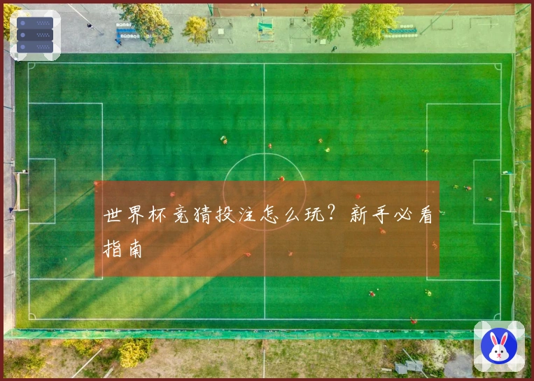 世界杯竞猜投注怎么玩？新手必看指南